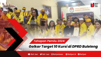 Tahapan Pemilu 2024: Golkar Target 10 Kursi di DPRD Buleleng