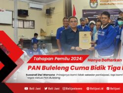 Tahapan Pemilu 2024: Hanya Daftarkan 12 Caleg, PAN Buleleng Cuma Bidik Tiga Dapil