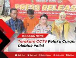 Terekam CCTV Pelaku Curanmor Diciduk Polisi