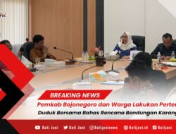 Pemkab Bojonegoro dan Warga Lakukan Pertemuan, Duduk Bersama Bahas Rencana Bendungan Karangnongko