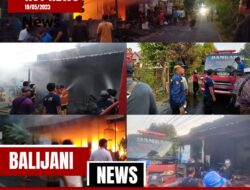 Ruko Terbakar, Kerugian Ratusan Juta Rupiah