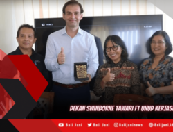 Dekan Swinborne Tawari FT Unud Kerjasama