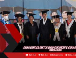 FMIPA Bangga Rektor Unud Kukuhkan 3 Guru Besar Tetap Baru FMIPA