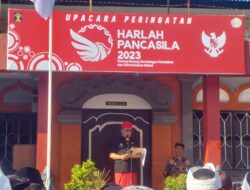 Peringati Hari Lahir Pancasila, Lapas Singaraja Gelar Upacara Bendera