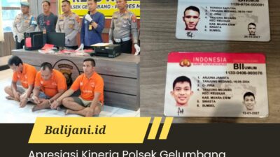 Apresiasi Kinerja Polsek Gelumbang Ungkap Kasus Pemalsuan SIM , Kapolres Andi Supriadi Gelar Press Release