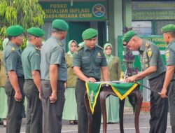 Pergantian Jabatan Danramil 404 – 02 / Prabumulih Dan Perwira Penghubung Kota Prabumulih Kodim 0404 / Muara Enim