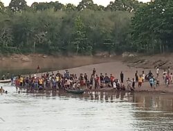 Korban Tenggelam Saat Mandi Mandi Di Sungai Lematang , Masih Dalam Proses Pencarian