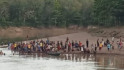 Korban Tenggelam Saat Mandi Mandi Di Sungai Lematang , Masih Dalam Proses Pencarian