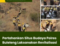 Pertahankan Situs Budaya Polres Buleleng Laksanakan Revitalisasi