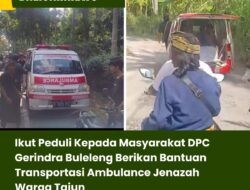 Ikut Peduli Kepada Masyarakat DPC Gerindra Buleleng Berikan Bantuan Transportasi Ambulance Jenazah Warga Tajun