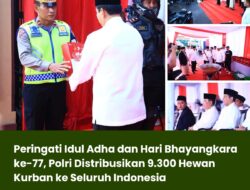 Peringati Idul Adha dan Hari Bhayangkara ke-77, Polri Distribusikan 9.300 Hewan Kurban ke Seluruh Indonesia