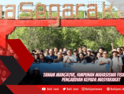 Tanam Mangrove, Himpunan Mahasiswa Fisika Gelar Pengabdian Kepada Masyarakat