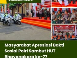 Masyarakat Apresiasi Bakti Sosial Polri Sambut HUT Bhayangkara ke-77
