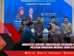 Universitas Udayana Tandatangani Perjanjian Kerjasama Program Wirausaha Merdeka Tahun 2023