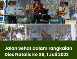 Jalan Sehat Dalam rangkaian Dies Natalis ke XII, 1 Juli 2023