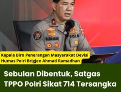 Sebulan Dibentuk, Satgas TPPO Polri Sikat 714 Tersangka