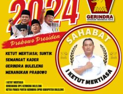 Ketut Mertiasa; Suntik Semangat Kader Gerindra Buleleng Menangkan Prabowo