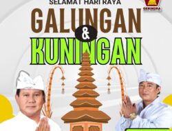 Gede Marsono, Sekretaris DPAC Gerindra Kecamatan Mengucapkan Selamat Hari Raya Galungan & Kuningan Tahun 2023