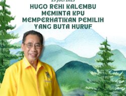 Hugo Rehi Kalembu Meminta KPU Memperhatikan Pemilih Yang Buta Huruf