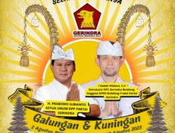 Kadek Widana, SH, Sekretaris DPC Gerindra Buleleng Mengucapkan Selamat Hari Raya Galungan & Kuningan Tahun 2023