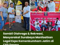 Sambil Olahraga & Rekreasi, Masyarakat Surabaya Manfaatkan Legal Expo Kemenkumham Jatim di CFD Darmo