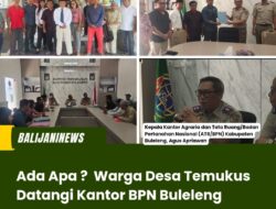 Ada Apa ? Warga Desa Temukus Datangi Kantor BPN Buleleng