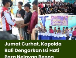 Jumat Curhat, Kapolda Bali Dengarkan Isi Hati Para Nelayan Benoa