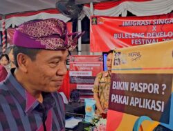 Imigrasi Singaraja Berikan Edukasi Keimigrasian Dalam Buleleng Development Festival 2023