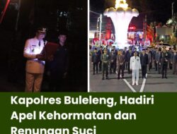 Kapolres Buleleng, Hadiri Apel Kehormatan dan Renungan Suci