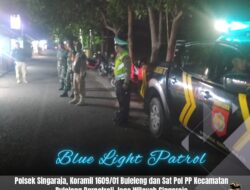 Blue Light Patrol, Polsek Singaraja TNI dan Sat Pol PP Amankan Wilayah Singaraja