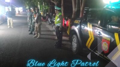 Blue Light Patrol, Polsek Singaraja TNI dan Sat Pol PP Amankan Wilayah Singaraja