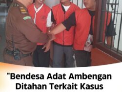 Bendesa Adat Ambengan Ditahan Terkait Kasus Pengeroyokan