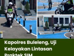 Kapolres Buleleng, Uji Kelayakan Lintasan Praktek SIM