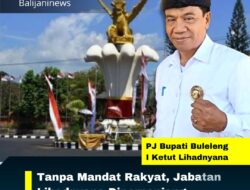 Tanpa Mandat Rakyat, Jabatan Lihadnyana Diperpanjang, Diperiode Kedua Mengaku Fokus Soal Infrastruktur