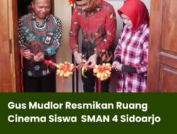 Gus Mudlor Resmikan Ruang Cinema Siswa SMAN 4 Sidoarjo