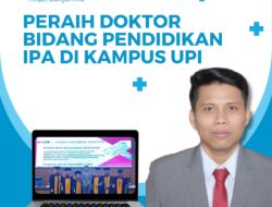 Kadek Dwi Hendratma Gunawan, Peraih Doktor Bidang Pendidikan IPA Di Kampus UPI