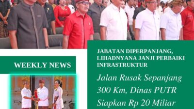 Jabatan Diperpanjang, Lihadnyana Janji Perbaiki Infrastruktur
