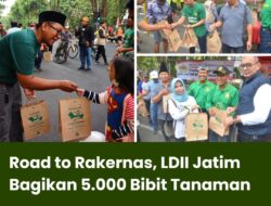 Road to Rakernas, LDII Jatim Bagikan 5.000 Bibit Tanaman