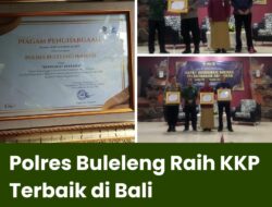 Polres Buleleng Raih KKP Terbaik di Bali