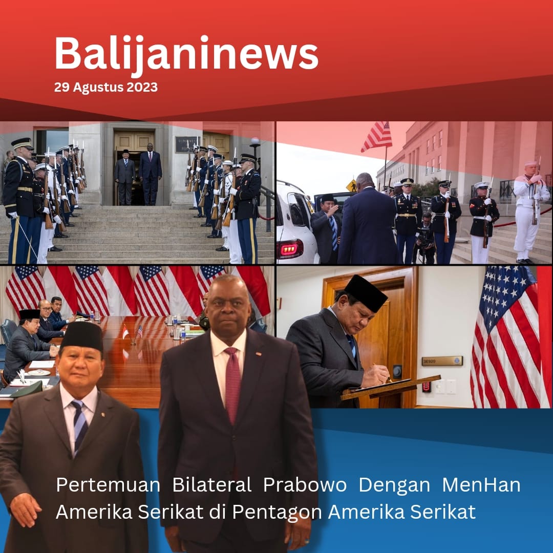 Pertemuan Bilateral Prabowo Dengan Menhan Amerika Serikat Di Pentagon Amerika Serikat Balijaniid 1863