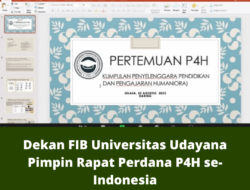 Dekan FIB Universitas Udayana Pimpin Rapat Perdana P4H se-Indonesia