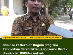 Babinsa ke Sekolah Bagian Program Pendidikan Berkarakter, Kerjasama Disdik dan Kodim 0619 Purwakarta