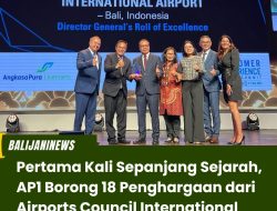 Pertama Kali Sepanjang Sejarah, AP1 Borong 18 Penghargaan dari Airports Council International