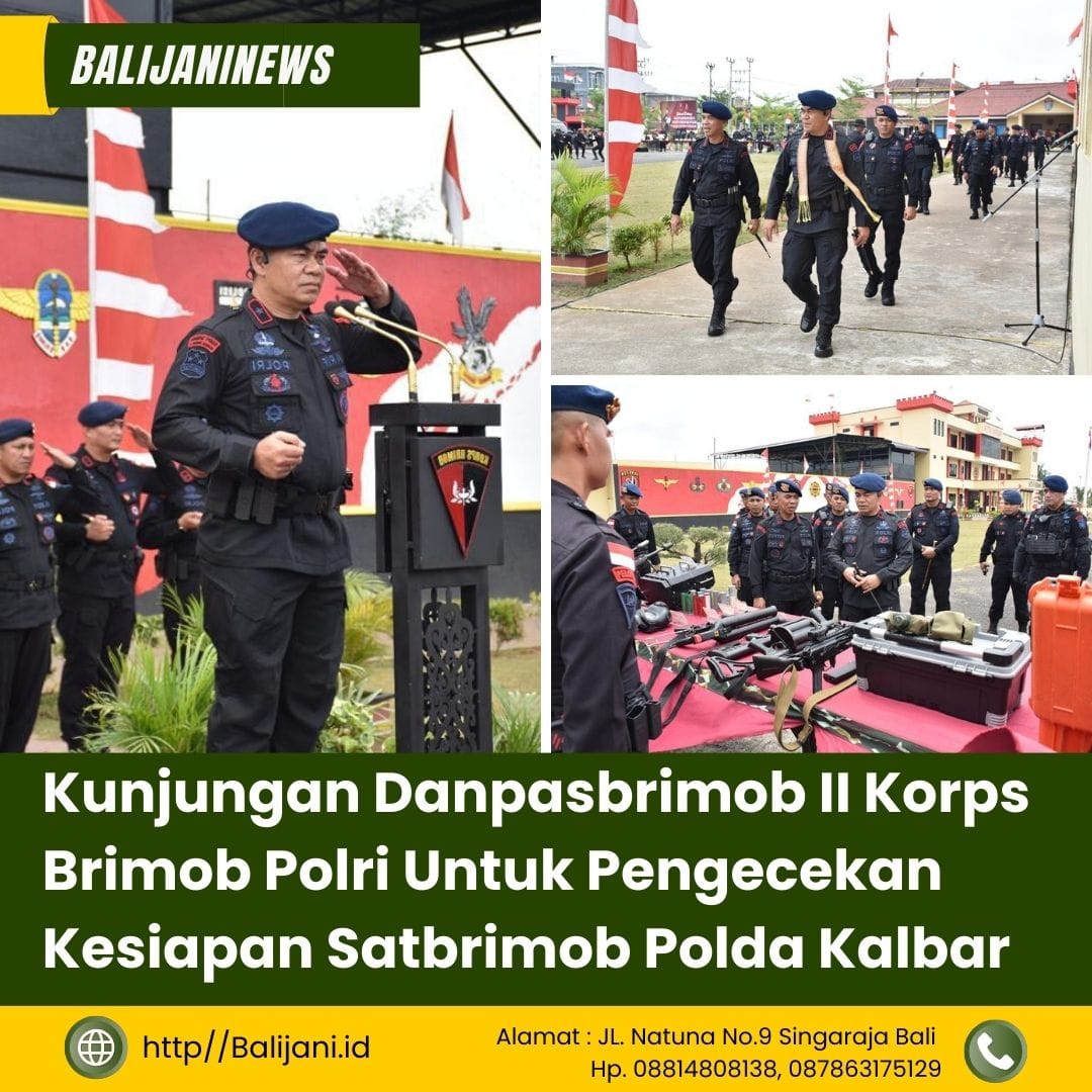 Kunjungan Danpasbrimob II Korps Brimob Polri Untuk Pengecekan Kesiapan ...