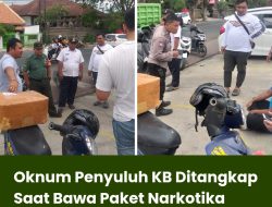 Oknum Penyuluh KB Ditangkap Saat Bawa Paket Narkotika