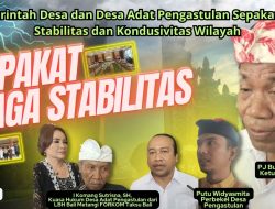 Pemerintah Desa dan Desa Adat Pengastulan Sepakat Jaga Stabilitas dan Kondusivitas Wilayah