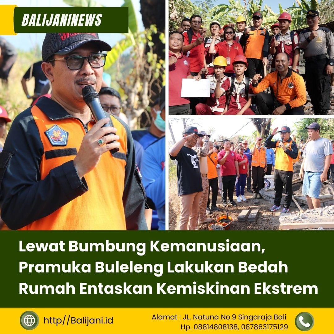 Lewat Bumbung Kemanusiaan, Pramuka Buleleng Lakukan Bedah Rumah ...