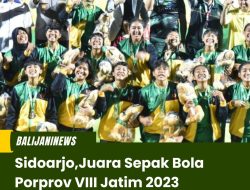Sidoarjo, Juara Sepak Bola Porprov VIII Jatim 2023