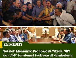 Setelah Menerima Prabowo di Cikeas, SBY dan AHY Sambangi Prabowo di Hambalang