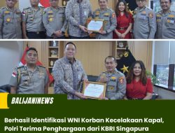 Berhasil Identifikasi WNI Korban Kecelakaan Kapal, Polri Terima Penghargaan dari KBRI Singapura